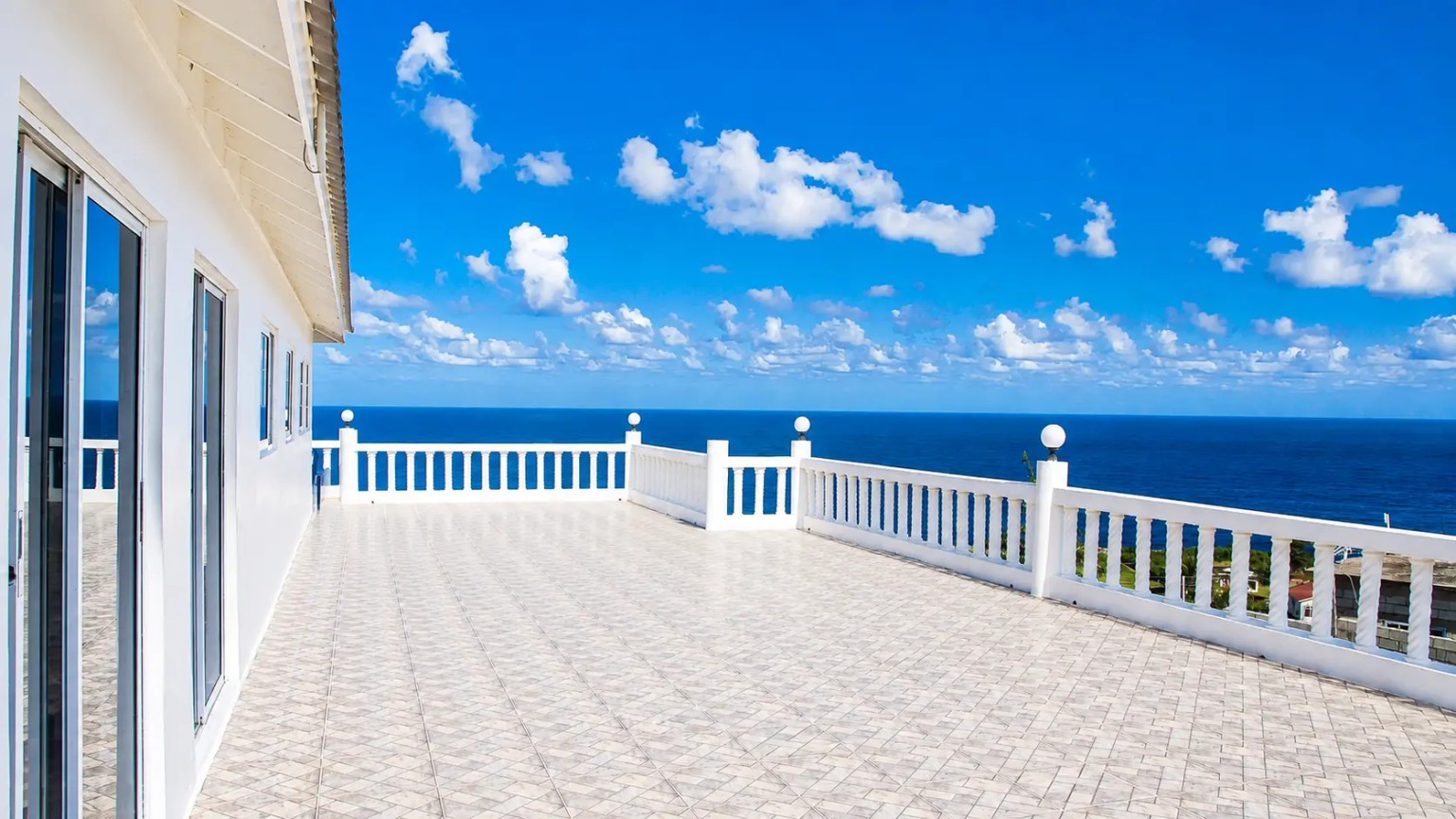 Ocean view balcony at Grand Pavilion Da Villa Juanita